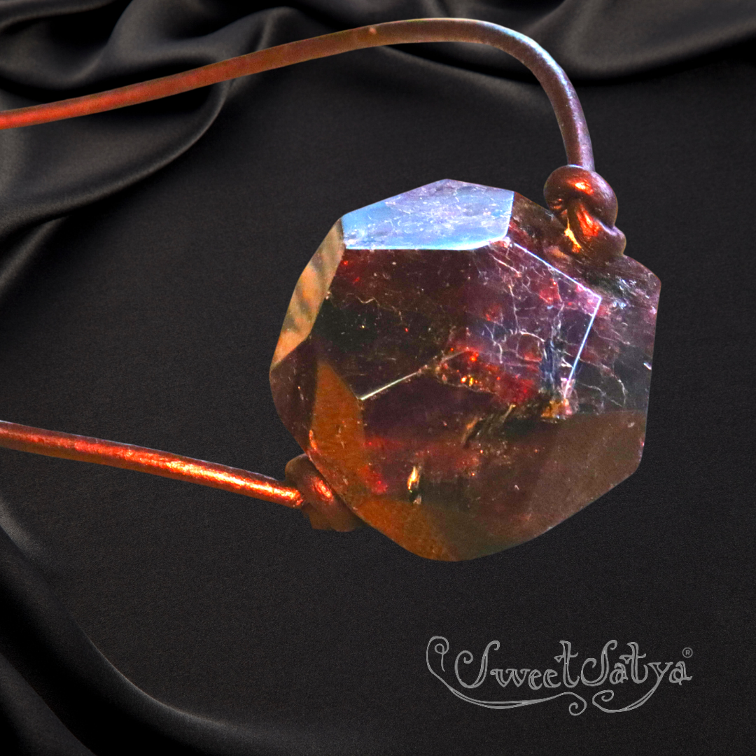 Almandine garnet necklace deals