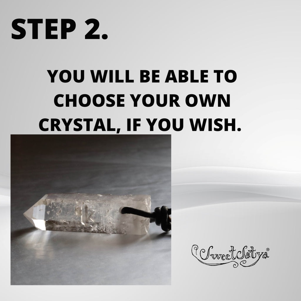 SweetSatya Crystal Jewelry Store Purchasing Steps After You Place Your Online Order