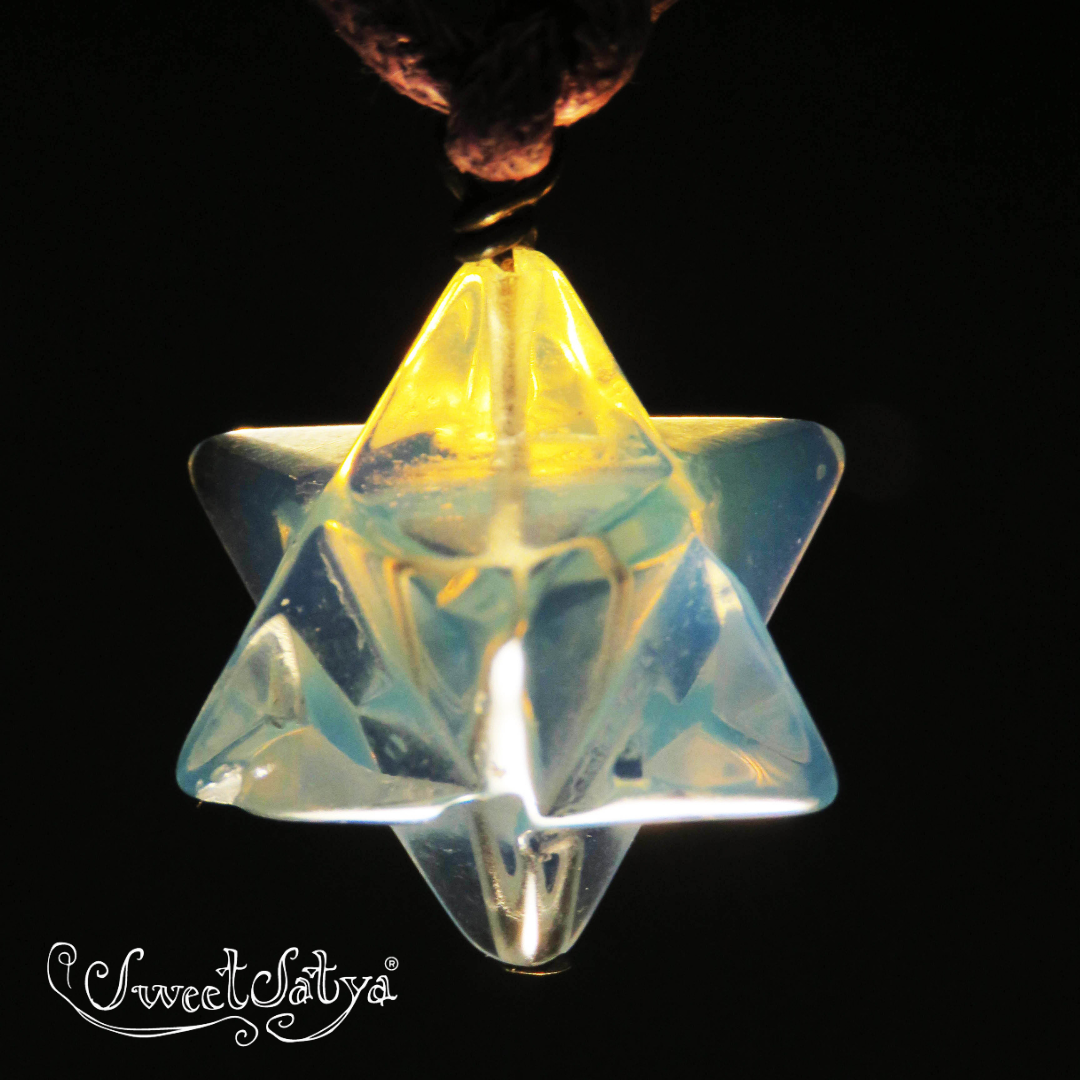 Opalite Merkabah Necklace-sweetsatya
