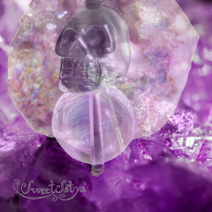 Hematite Skull Crystal Quartz-SweetSatya 