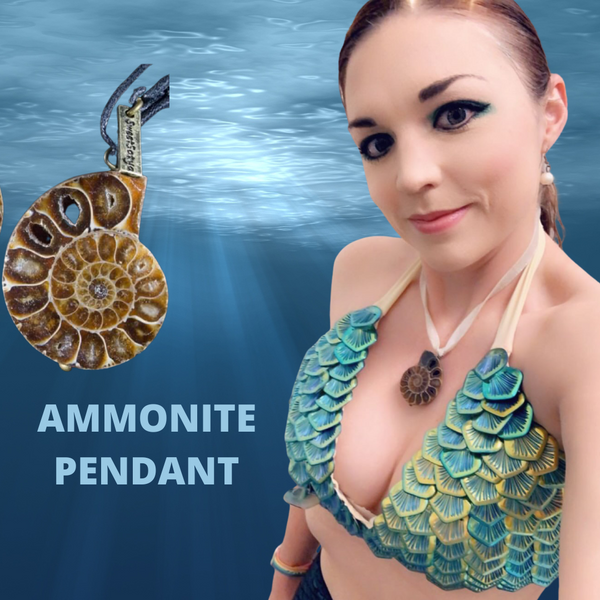 Ammonite Fossil Jewelry-SweetSatya