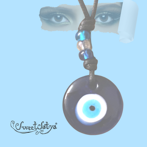 Greek Eye and Glass Beaded Charm-SweetSatya 