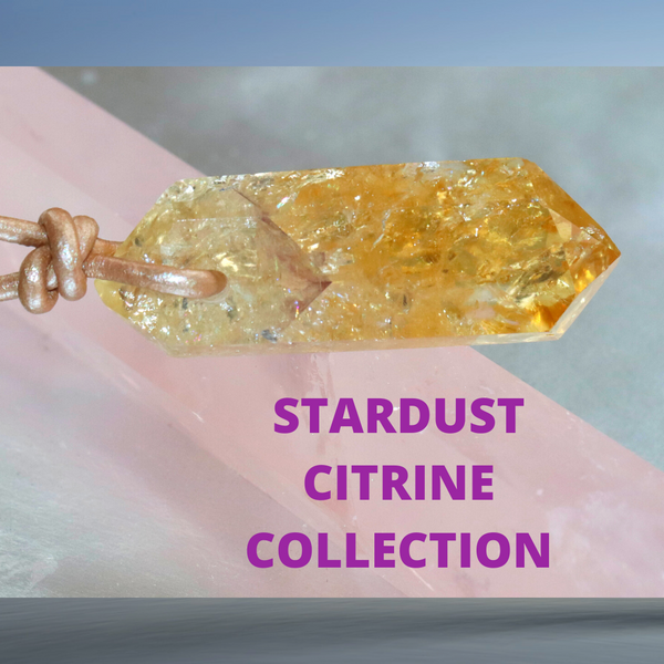 Stardust Citrine Pendant-SweetSatya